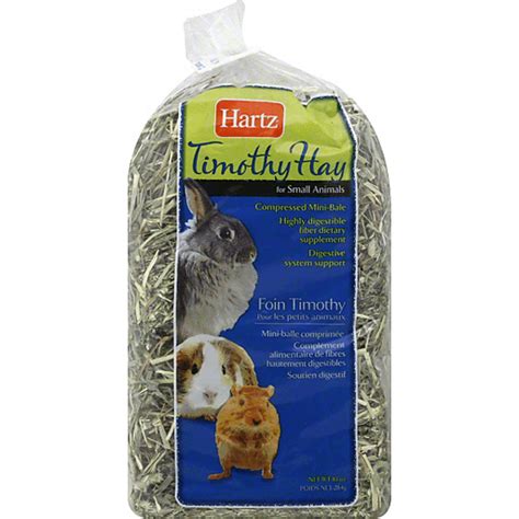 Hartz Timothy Hay Compressed Mini Bale For Small Animals Priceless Foods