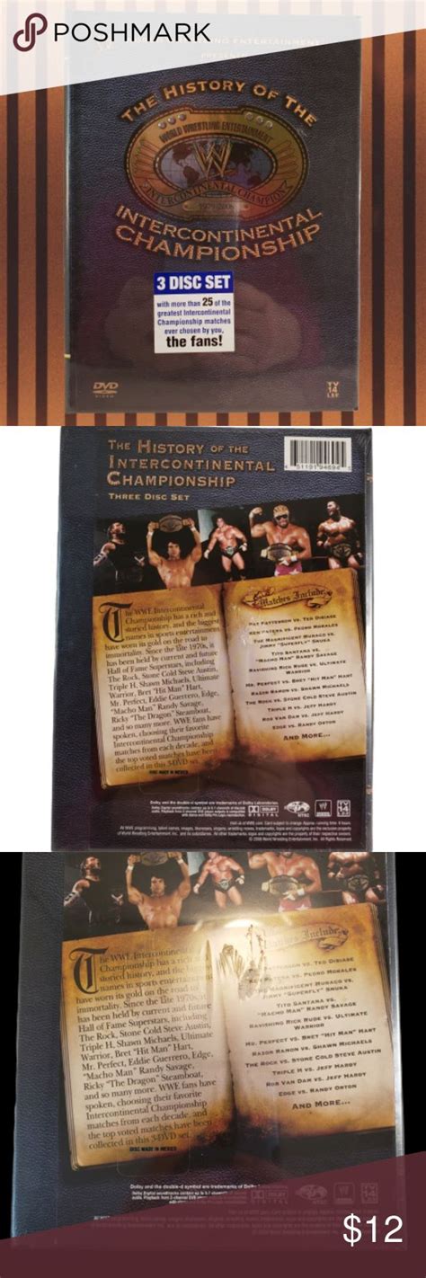 Sealed Wwe Intercontinental Championship Dvds Sealed The History Of