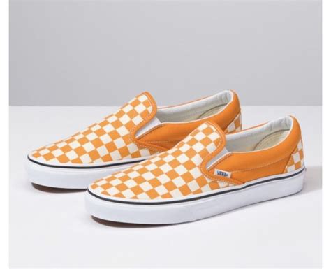 See more ideas about vans, vans checkered, vans shoes. Checkerboard Slip-On | Shop Shoes | Orange shoes