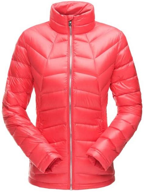 249 Nwt Spyder Womens Syrround Down Jacket Hibiscus Pink L Cute