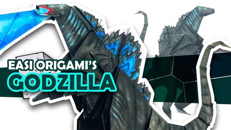 How To Make A Godzilla Papercraft Origami Youtube