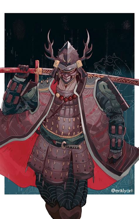 Kensei Samurai For Honor Erik Ly For Honor Samurai Samurai Artwork