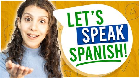 Practice You Spanish Small Talk With Me Interactive Role Play Youtube