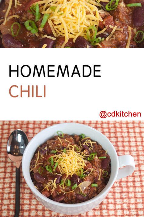 Add half of the ground beef and cook over high heat, breaking it up with a wooden spoon, until browned, about 5 minutes; Homemade Chili Recipe In The Crock Pot from CDKitchen.com