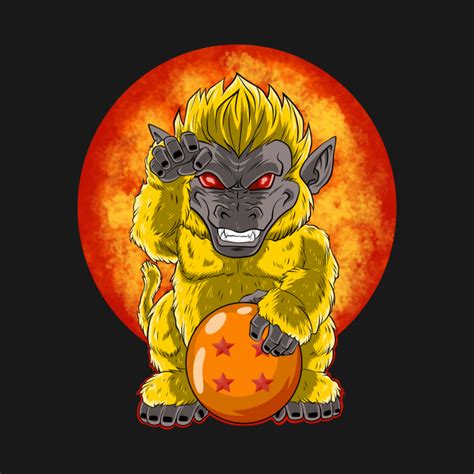 Lucky Oozaru Dragonball Z T Shirt Teepublic