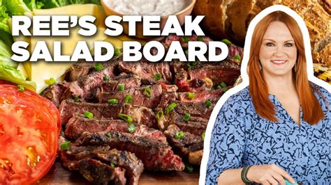 Ree Drummonds Steak Salad Sandwich Board The Pioneer Woman Food Network Youtube