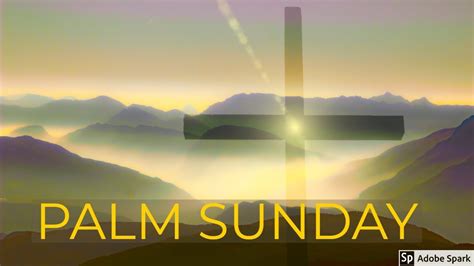 Palm Sunday Holy Week Prayer Youtube