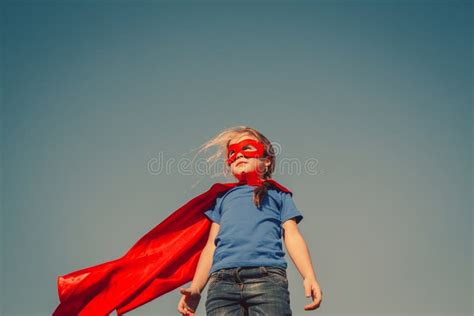 Child Superhero Portrait Stock Photo Image Of People 245142564