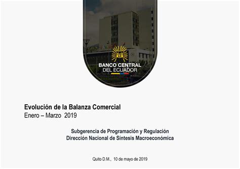 Balanza DE PAGO Ecuador Warning TT undefined function 32 Evolución