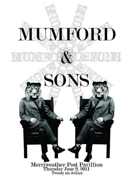 30 Original Mumford And Sons Concert Posters The Roosevelts Concert
