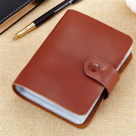 8,535 leather business card holder results from 1,385 manufacturers. New Fashion 60 card slots Genuine leather business card holder credit card case wallet 6 colors ...