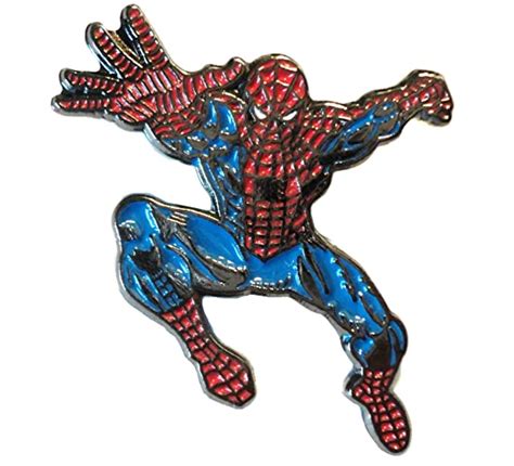 Spider Man Comic Book Superhero Metal Enamel Pin Badge Uk