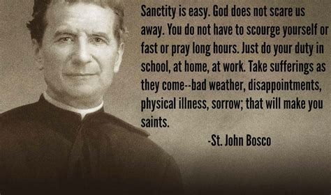 st john bosco on sanctity catholic sorrow pray