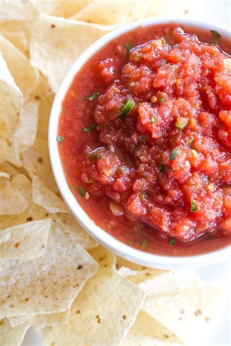 Feb 04, 2021 · born and raised in los angeles county, i grew up eating tortillas several times a week, often handmade from the taco stand. Homemade Restaurant Style Salsa | Brown Eyed Baker