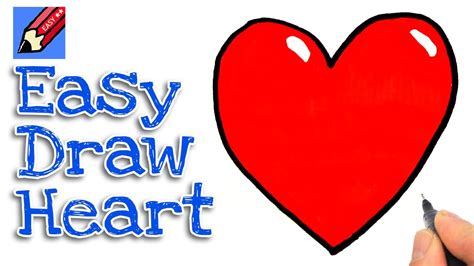 How To Draw A Heart Real Easy Youtube