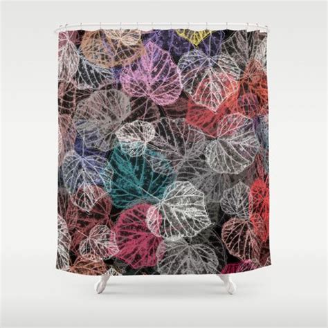 Leaf Mosaic25 Shower Curtain By Mary Berg Society6 Shower