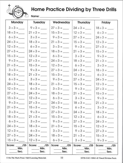 100 Math Facts Worksheet The 100 Subtraction Questions With Minuends