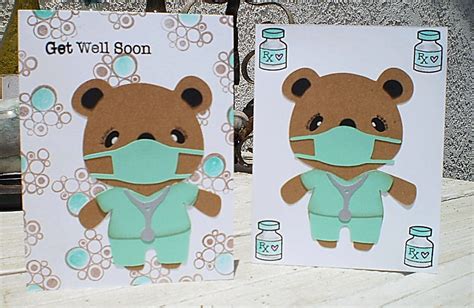 This is a easy diy tutorial on get well soon card. Card: Cards for Kids - Get Well Dr. Teddy