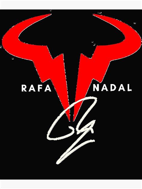 Póster Mercancía Del Logotipo De Rafael Nadal Más Vendida De