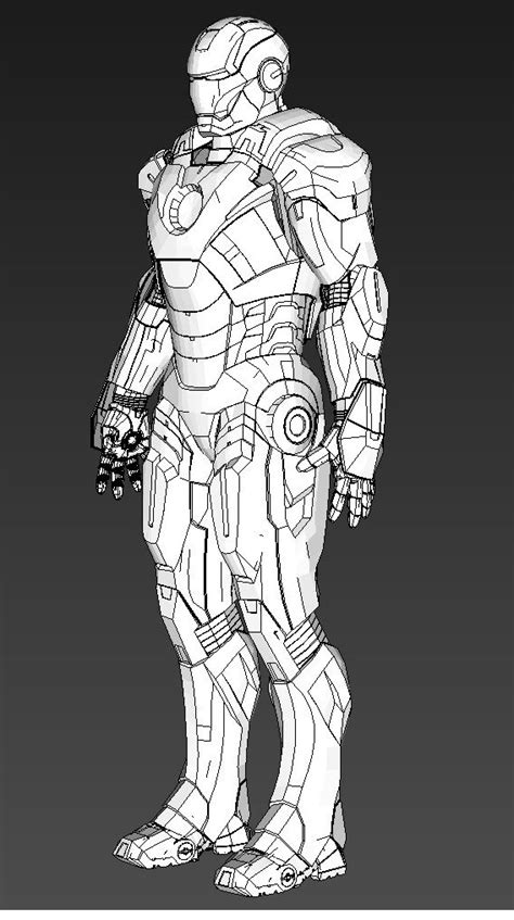 Pola Kostum Iron Man
