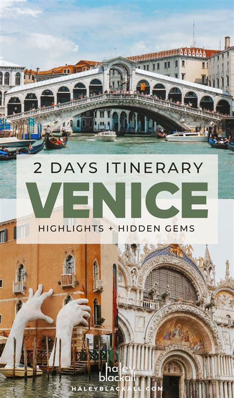 Perfect 2 Days In Venice Ultimate Itinerary Italy Travel Guide