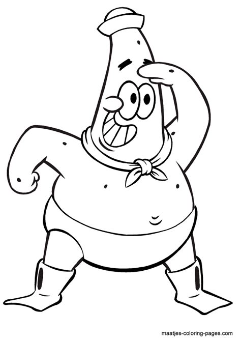 Maybe you would like to learn more about one of these? Patrick Star coloring page