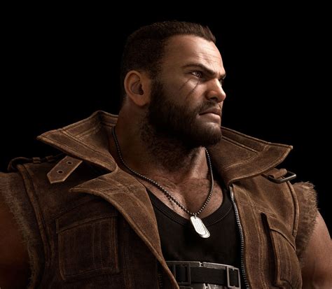 Barret Wallace Character Art From Final Fantasy Vii Remake Art Artwork Gaming Videogames