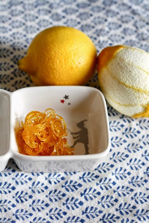 Cookn Closet Zestes de citron confits à la rose