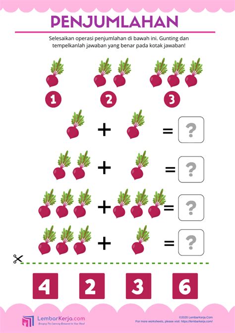 Matematika Lembarkerja Com Tk B - Vrogue