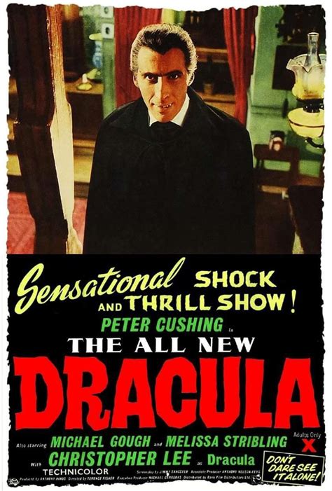 The Horror Of Dracula 1958 Vampire Movies Horror Movie Posters