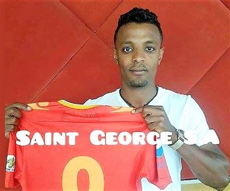 St George Sign Blues Forward Getaneh Kebede