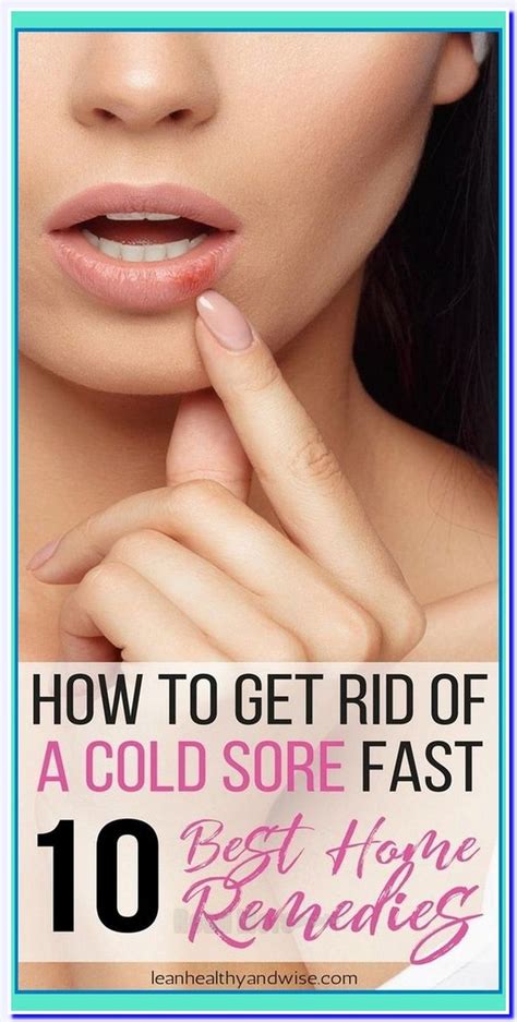 How To Get Rid Of A Cold Sore Overnight Without Medicine Cold