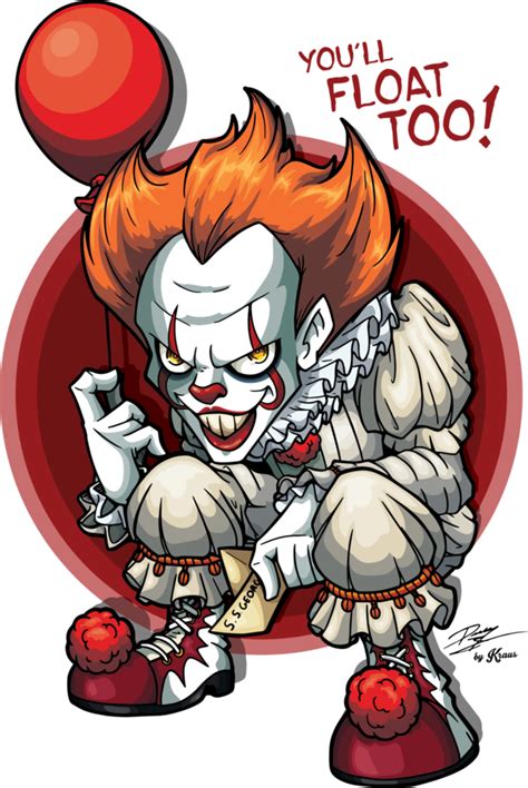 pennywise the dancing clown by kraus on deviantart cartoon art