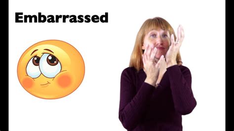 Embarrassed ASL Sign For Embarrassed YouTube