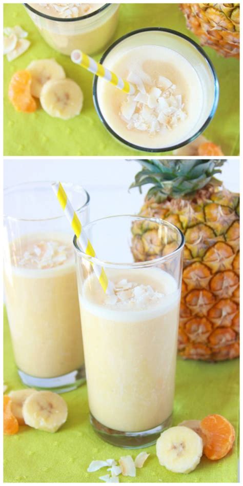 Pineapple Orange Banana Smoothie Recipe Cooking With Ruthie