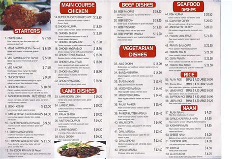 A Cheat Sheet To Indian Restaurant Menus Vrogue Co