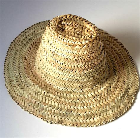 Moroccan Straw Hats Palm Leaf Garden Hat Wicker Etsy Gardening Hat