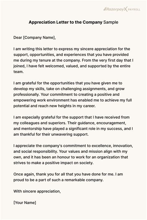 Appreciation Letter To Your Employees Free Sampleshow To Write It