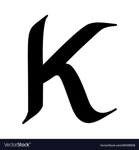 Cursive Alphabet K