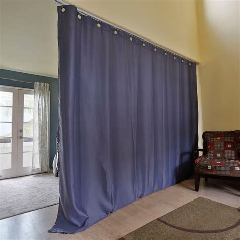 Attach curtain panel or room divider panels using the included sliders with hooks. Premium Heavyweight Ceiling Track Room Divider | Hanging ...