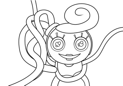 Coloring Page Mommy Long Legs Poppy Playtime Print Free Coloring Home