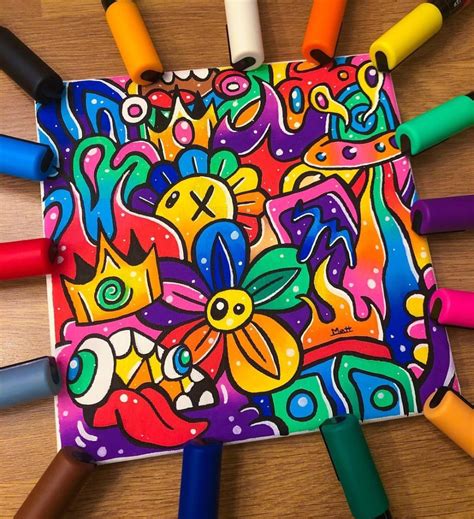 Posca Uk On Instagram The Power Of Doodling Is Strong With