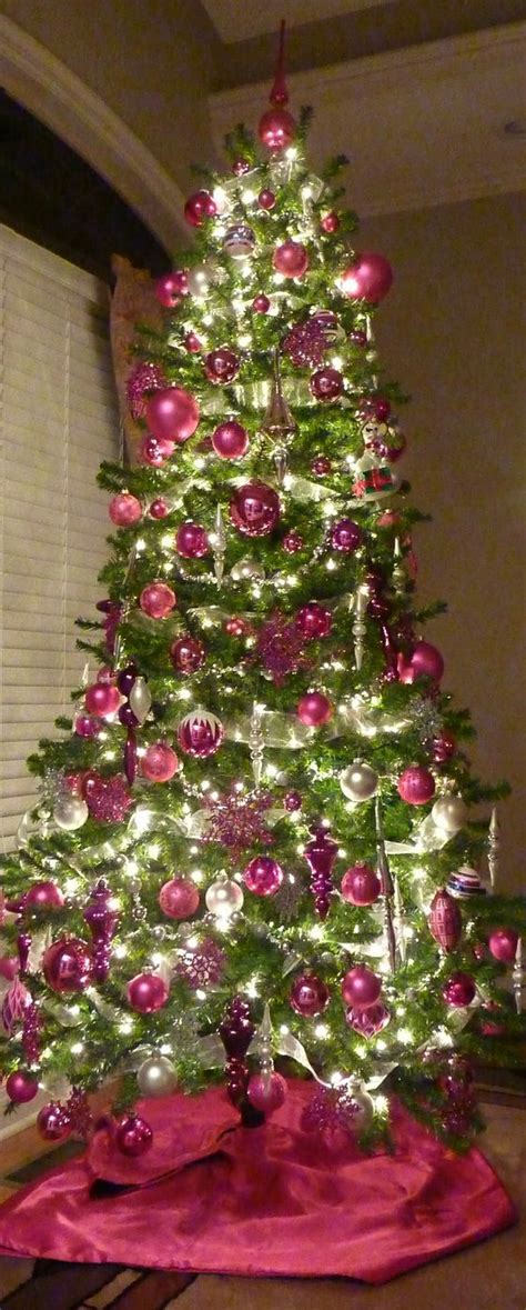 Purple christmas ornaments decorations pictures purple christmas ornaments in white snow as a background stock photo picture and royalty free image tree baubles uk purple christmas ornaments tree decorations uk. Christmas trees, Trees and Pink christmas tree on Pinterest