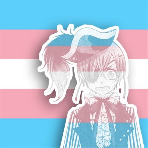 Anime Pfp Trans Flag Ciel Lgbtq Disney Characters Fictional