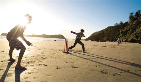 Are there differences between the crickets that live in your basement versus mine? 1: Have a bash at beach cricket - Australian Traveller