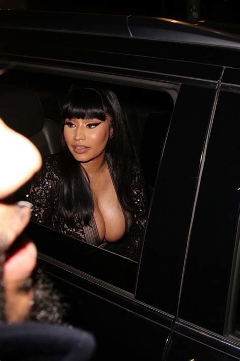Nicki Minaj Greets Her Fans As She Leaves The Billboard Women In Music