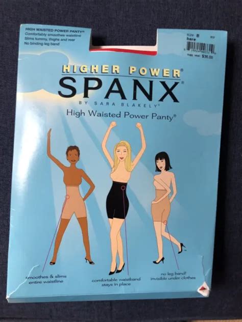 SPANX HIGH WAISTED Power Panty Size B Bare 18 10 PicClick UK