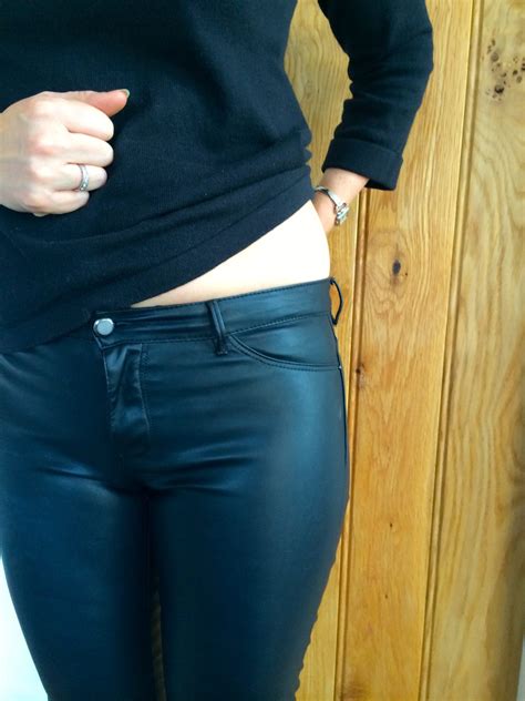 The Best Faux Leather Jeans For Women Over 40 Midlifechic