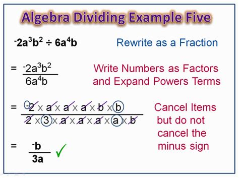 Algebra Dividing And Exponents Passys World Of Mathematics