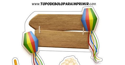 Topo De Bolo Junino Para Imprimir